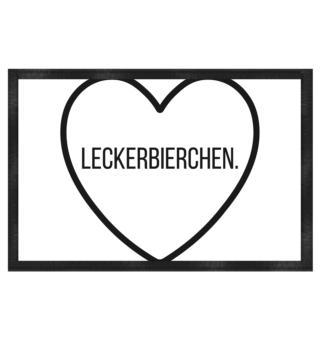 UNDRSTMNT Lecker Bierchen - Fußmatte 60x40cm