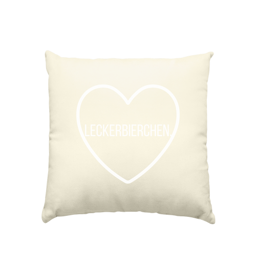 UNDRSTMNT Lecker Bierchen Kollektion - Kissen natur 40x40cm