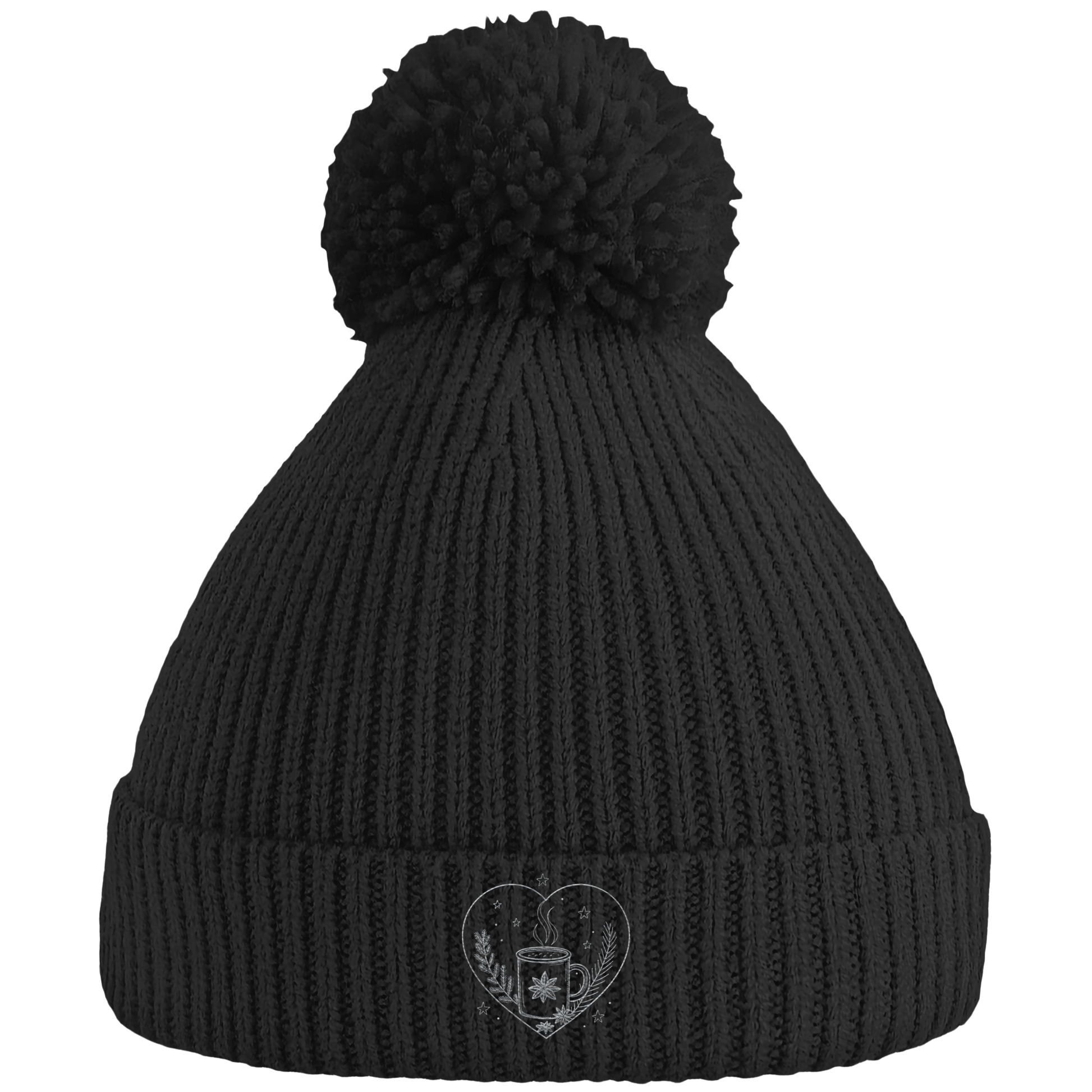 Lecker Glühweinchen - Pom Pom Beanie