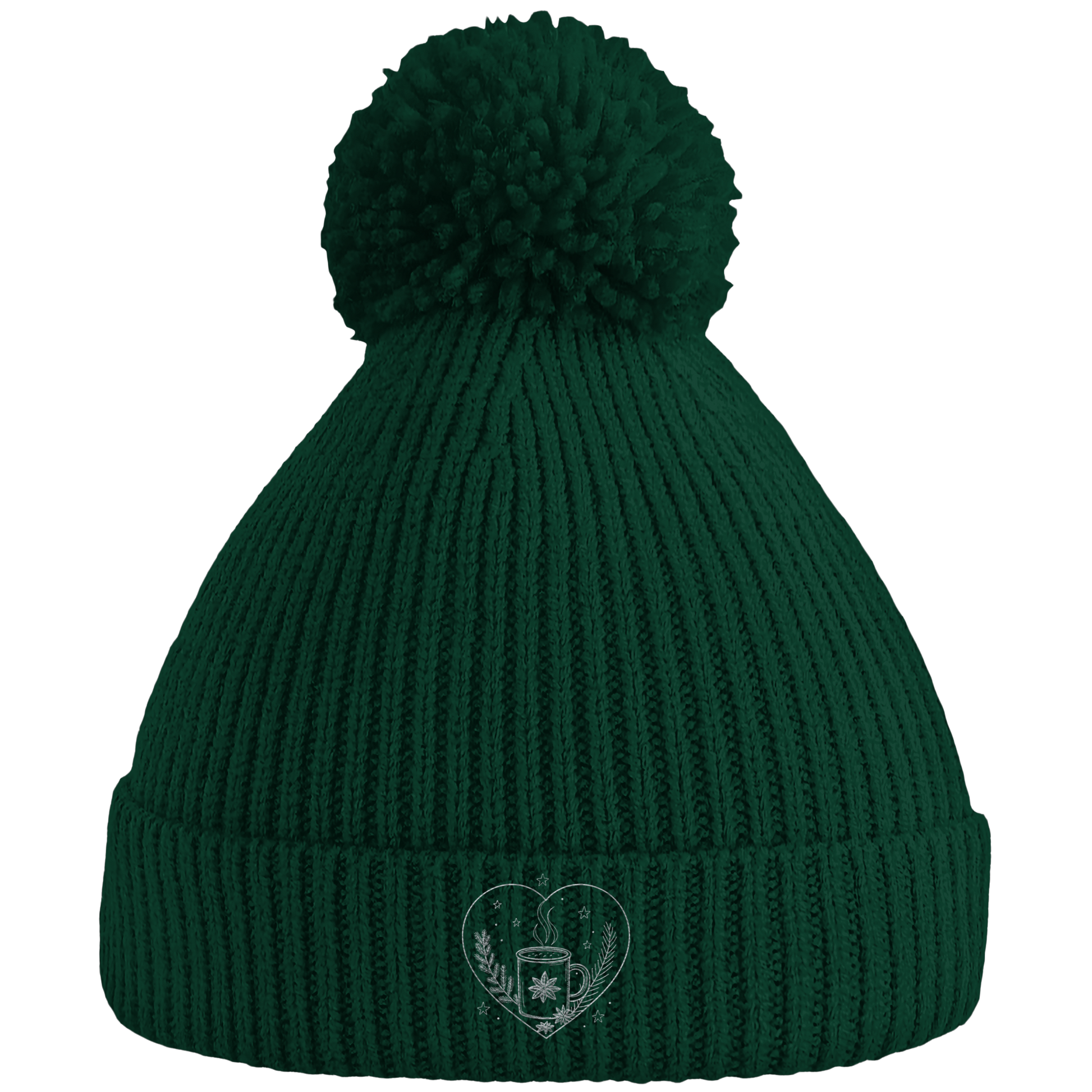 Lecker Glühweinchen - Pom Pom Beanie